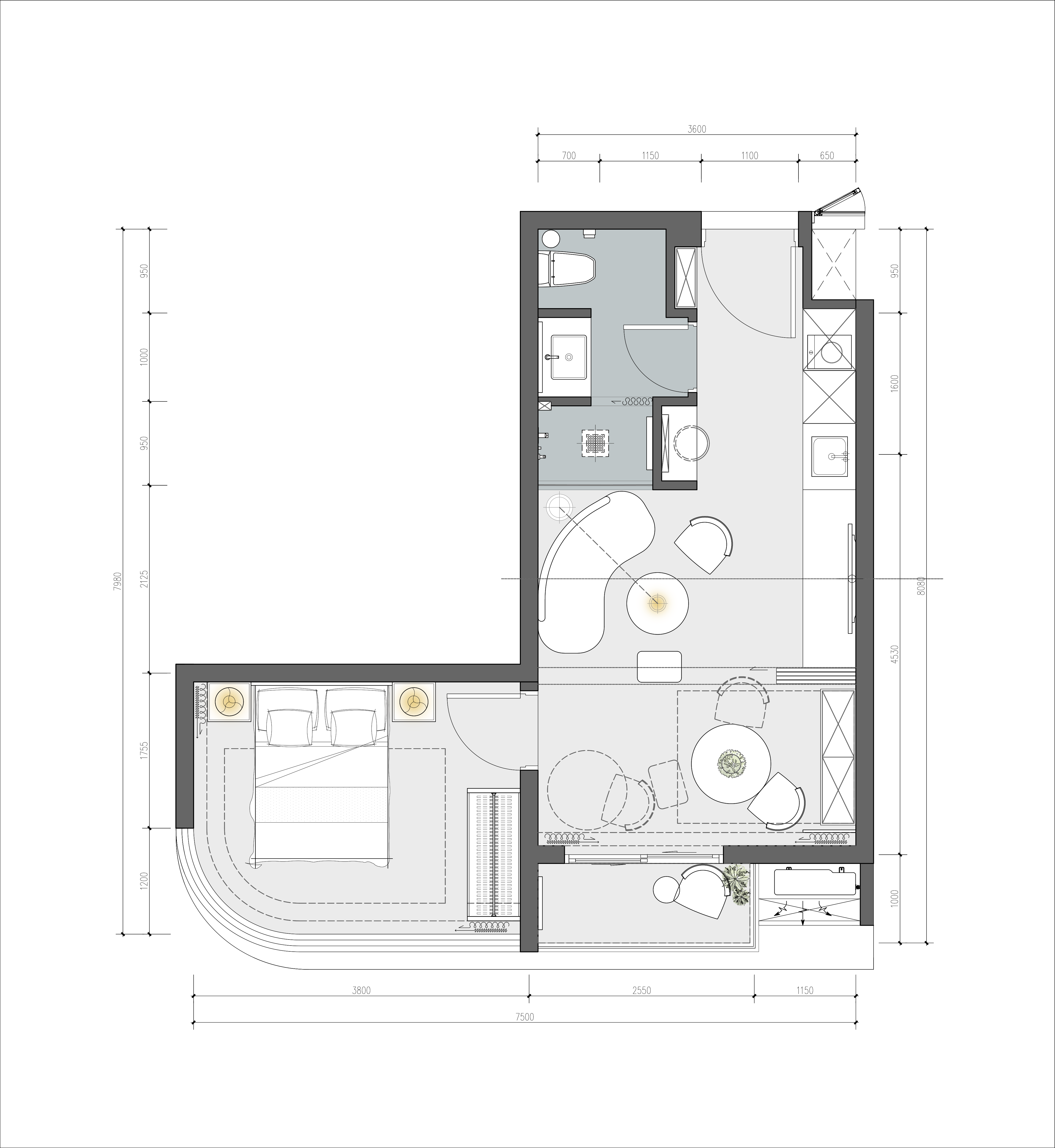 One Bedroom - (45㎡)
